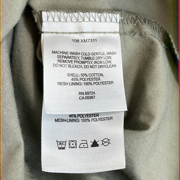 Columbia PFG Fishing Shirt Men's Sie XXL Khaki Tan Tackle Pockets Vented Back - Picture 5 of 14